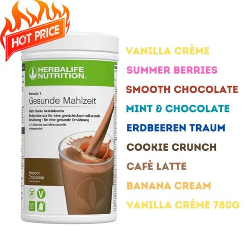 Formula 1 Shake - 9 Geschmacksrichtungen - Herbalife